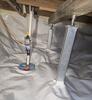 Installing Support Posts in Jonesport, Maine