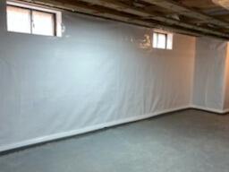 Basement Waterproofing System - Courtland, VA - After Photo