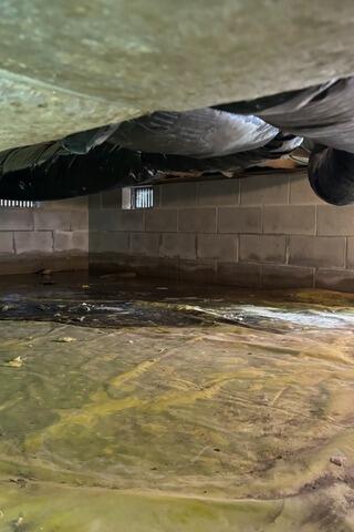 Henrico, VA Crawl Space Repairs - Before Photo