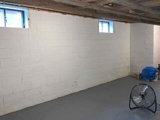 Basement Waterproofing System - Courtland, VA
