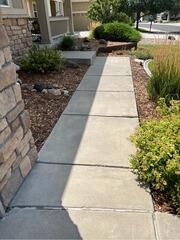 Concrete walkway repair