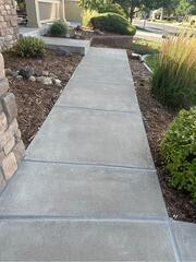 Concrete walkway repair