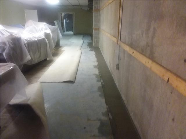 Wet Matthews, MO Basement Systems Fitted With WaterGuard Drains - After Photo