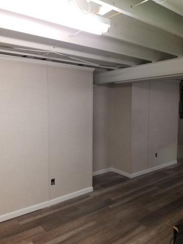 Basement Finishing with EverLast Basement Wall Panels - After Photo