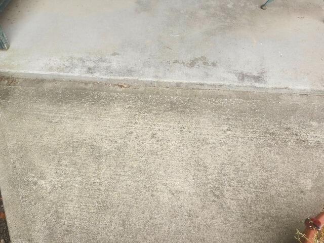 Unleveled Sidewalk Repaired in O'Fallon, IL - Before Photo