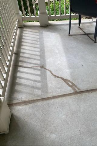 Porch Leveled in Chesterfield, MO - After Photo