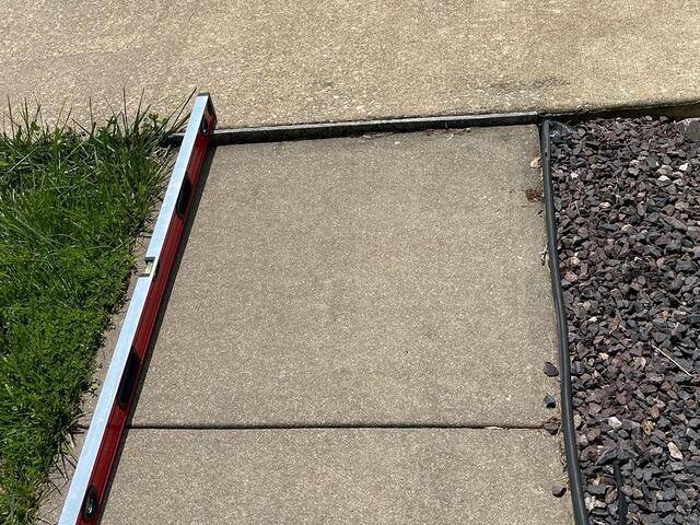 Sealing Concrete Joints in Edwardsville, IL - Before Photo