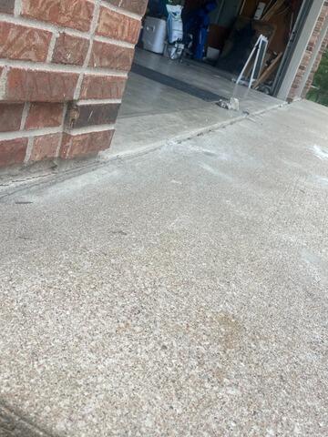 Lifted and Sealed Driveway in