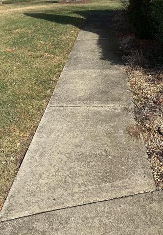 Walkway Transformation in Swansea, IL - Before Photo