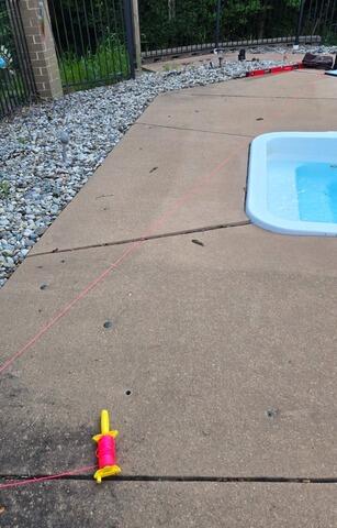 Lifting Concrete Around Pool in Imperial, MO