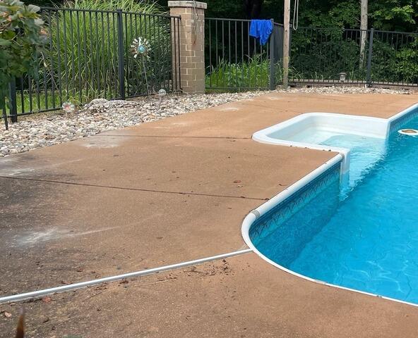 Lifting Concrete Around Pool in Imperial, MO