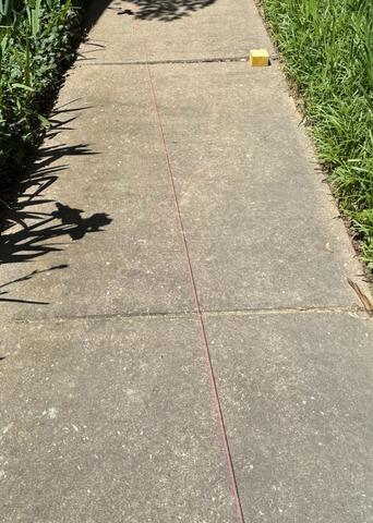 Sealing Walkway in Saint Louis, MO - Before Photo