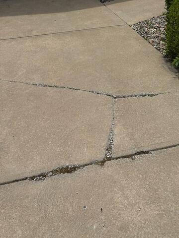 Concrete Repair - Before Photo