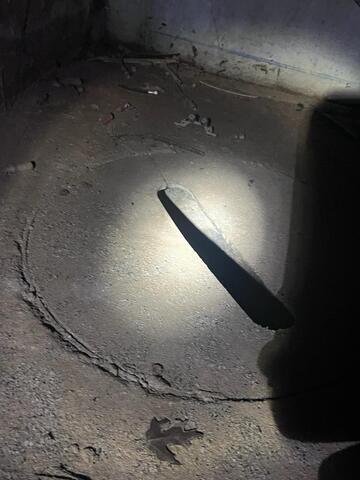 Sump Pump Waterproofing in Frontenac, MO - Before Photo