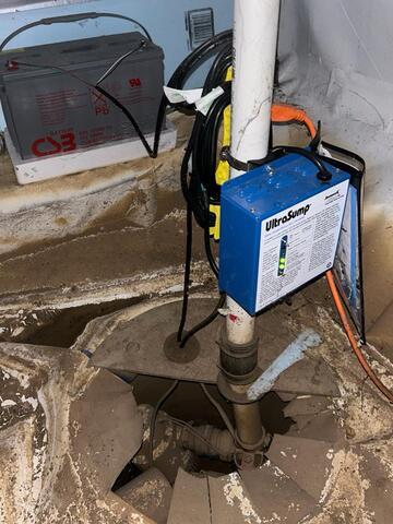 Sump Pump Waterproofing in Frontenac, MO - After Photo