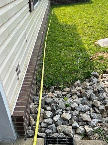 Waterproofing Repair - Before Photo