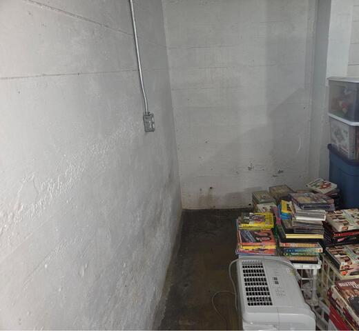 Waterproofed Basement in Golconda, IL - Before Photo