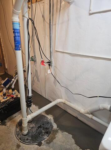 Waterproofed Basement in Highland, IL