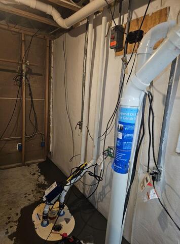 Waterproofed Basement in Highland, IL