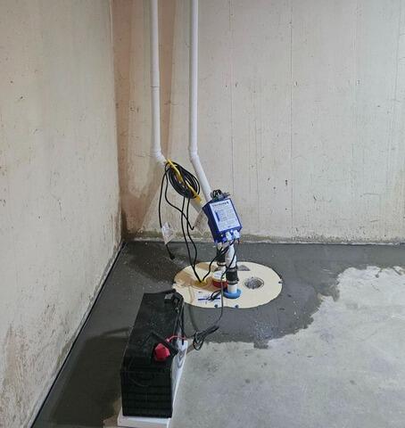 Waterproofed Basement in Springfield, IL - After Photo