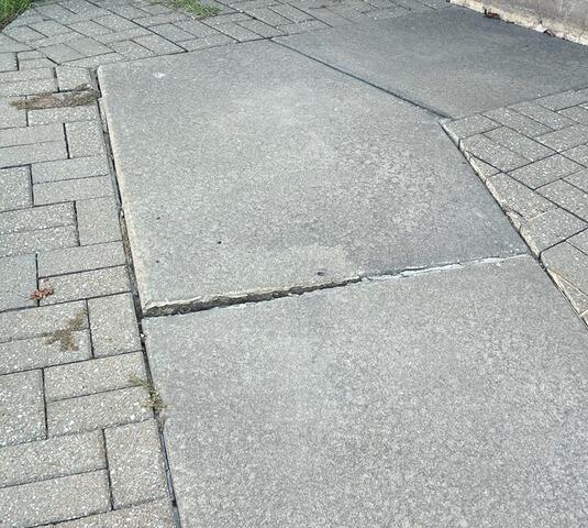 Concrete Repair in Saint Charles, MO - Before Photo