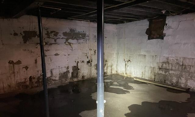 Wall Support Repair in Madison, IL - Before Photo