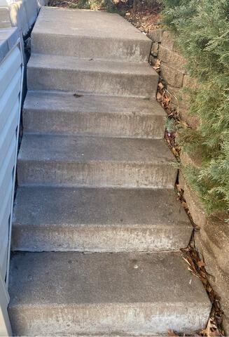 Concrete Steps Repair in Troy, MO - Before Photo