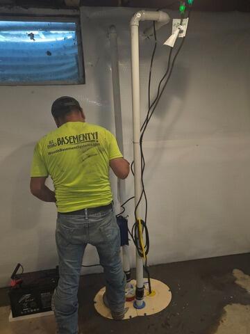 Water Proofing Basement in Mahomet, Illinois - After Photo