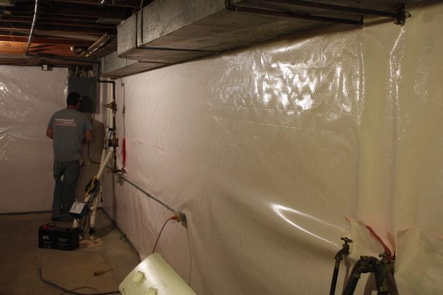 CleanSpace Wall in Brentwood, MO Basement - After Photo