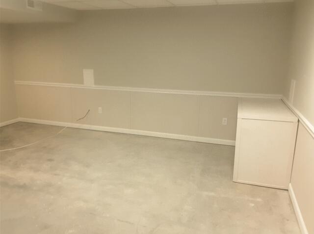 Leaking Finished Basement Waterproofed and Repaired in Chesterfield, Mo - After Photo