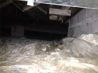 Protecting a Crawlspace in Sappington, MO.