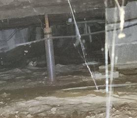 Failing Crawlspace Support Posts Replaced in Jerseyville, IL
