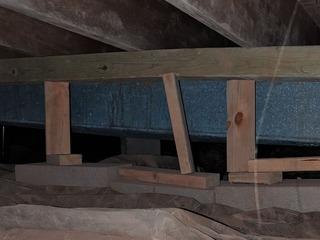 Failing Support Beams Stabilized in Sikeston, MO Crawlspace