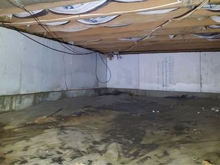 Encapsulating a Moldy Crawlspace in Anna, IL