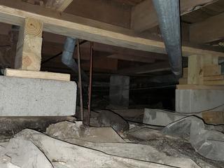 Unstable Crawlspace Repaired in Herrin, IL