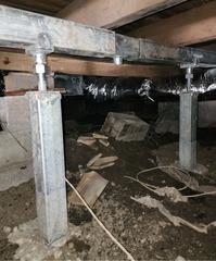 Unstable Crawlspace Repaired in Herrin, IL