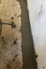 Perimeter Drainage System Catches Leaking Water in Champaign, IL