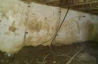 Installing a Vapor Barrier in a Crawl Space in Nebo, IL