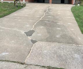 Driveway Leveled and Sealed in Jackson, MO