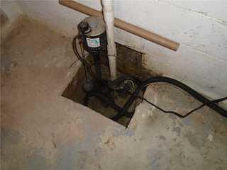 Home with Severe Water Intrusion in Columbia, SC Basement Has NewTripleSafe Sump Pump Installed