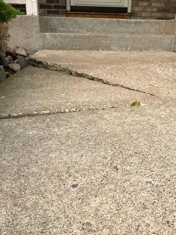 Concrete Walkway Lifted in Maple Grove, MN