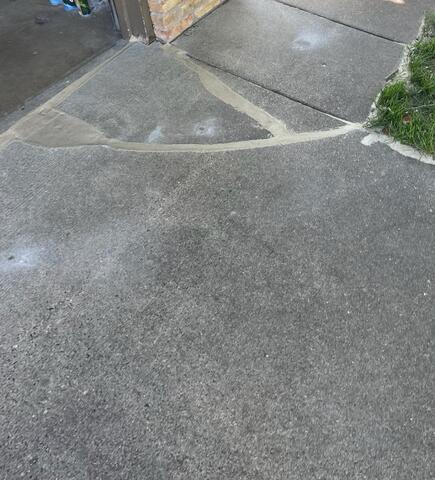 Severely Sunken Driveway Lifted in Wacouia, MN - After Photo