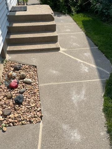 Walkway Sinking Lifted in Hopkins, MN - After Photo