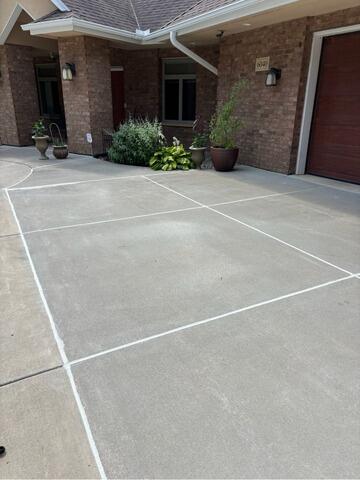 Sunken Driveway Lifted in Mayer, MN - After Photo