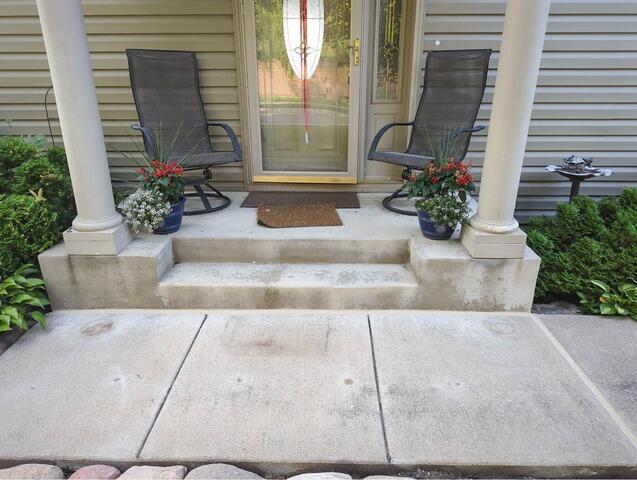 Sinking Walkway Lifted with PolyLevel in Waverly, MN - After Photo