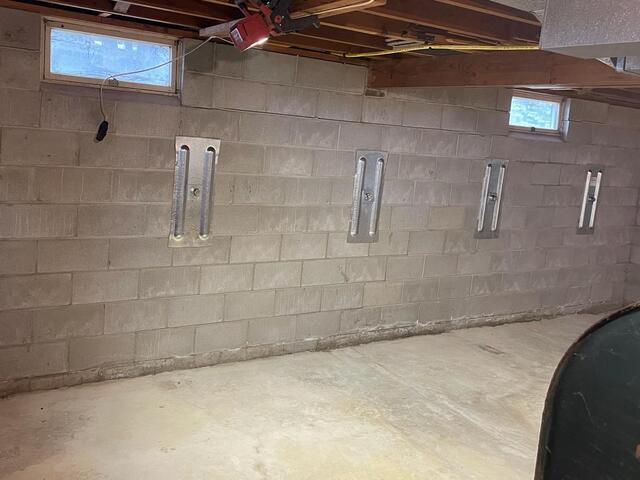 GeoLock Wall Anchors Secure Cracking Wall in Okabena, MN - After Photo