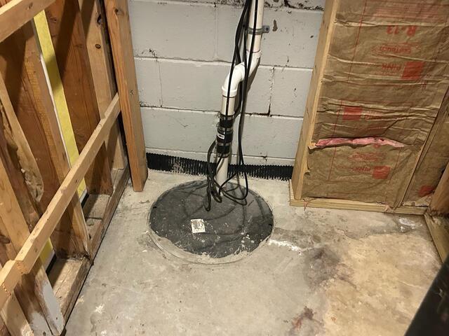 TripleSafe Sump Pump Replaced in Minneapolis, MN - Before Photo
