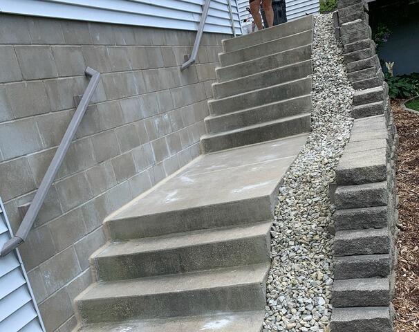 Sinking Steps Lifted in Rochester, MN