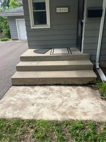 Sinking Slabs Lifted with PolyLevel in Minnetonka, MN