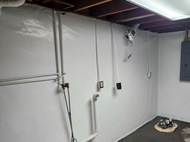 Wet Basement Waterproofed in La Crosse, WI - After Photo
